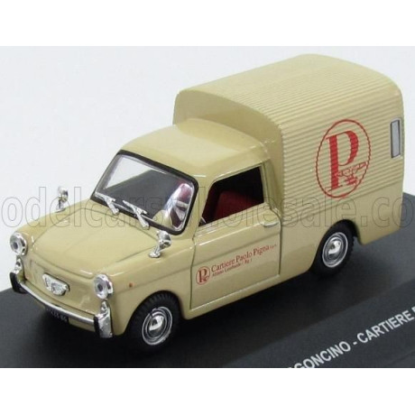 EDICOLA AUTOBIANCHI BIANCHINA FURGONCINO VAN 1968 - CARTIERE PAOLO PIGNA - CREAM 1/43