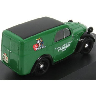 EDICOLA FIAT 500A VAN FURGONCINO MODIANO 1946 - GREEN BLACK 1/43