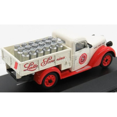 EDICOLA FIAT 1100 ELR PICK-UP LATTERIA SORESINESE 1952 - WHITE RED 1/43