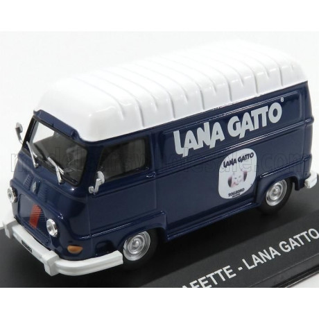 EDICOLA RENAULT ESTAFETTE VAN LANA GATTO 1977 - BLUE WHITE 1/43