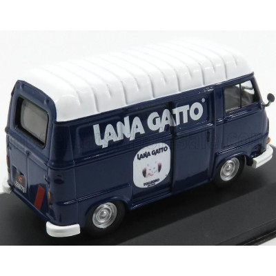EDICOLA RENAULT ESTAFETTE VAN LANA GATTO 1977 - BLUE WHITE 1/43