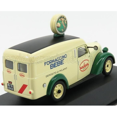 EDICOLA FIAT 1100 ELR VAN GALBANI CERTOSINO DEPOSITO DI MILANO 1951 - CREAM GREEN 1/43