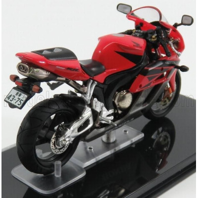 EDICOLA HONDA CBR 1000RR FIREBLADE - DAMAGE DISPLAY BOX - RED BLACK 1/24