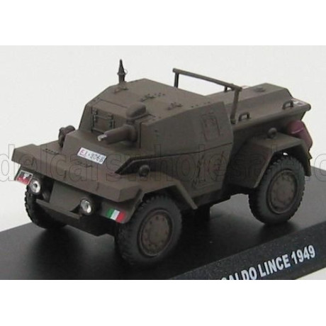 EDICOLA LANCIA ANSALDO LINCE CARABINIERI 1949 - MILITARY GREEN 1/43