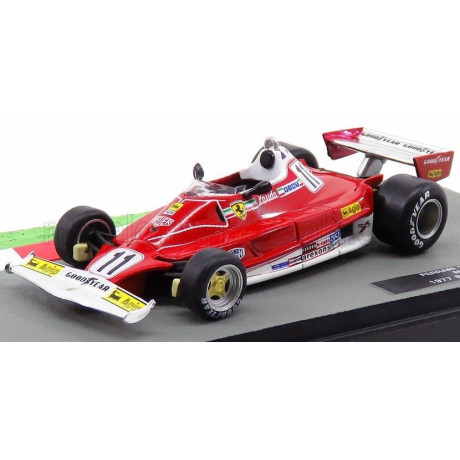 EDICOLA FERRARI F1  312T2 N 11 WORLD CHAMPION BRAZILIAN GP 1977 NIKI LAUDA - RED 1/43