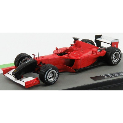 EDICOLA FERRARI F1  F2001 N 1 WORLD CHAMPION SEASON 2001 MICHAEL SCHUMACHER - RED BLACK 1/43