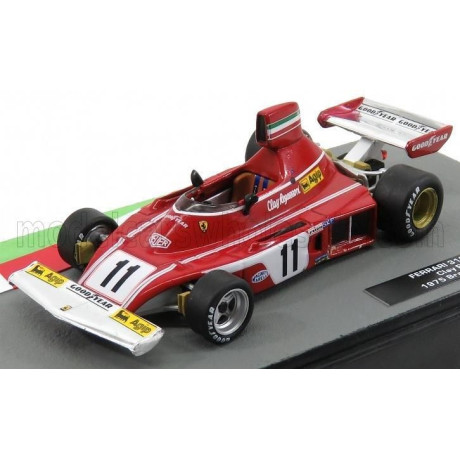 EDICOLA FERRARI F1  312 B3 N 11 BRAZILIAN GP 1975 CLAY REGAZZONI - RED WHITE 1/43