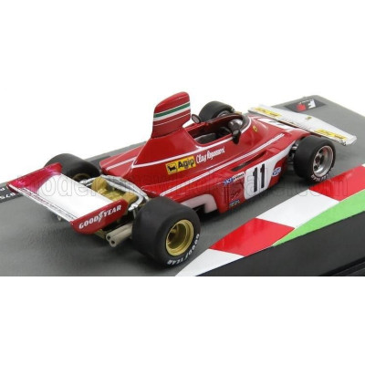 EDICOLA FERRARI F1  312 B3 N 11 BRAZILIAN GP 1975 CLAY REGAZZONI - RED WHITE 1/43
