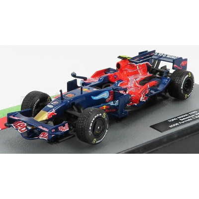 EDICOLA TORO ROSSO F1  STR3 TORO ROSSO N 15 WINNER ITALY MONZA GP 2008 SEBASTIAN VETTEL - DARK BLUE RED 1/43
