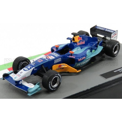 EDICOLA SAUBER F1  C23 TEAM PETRONAS N 12 SEASON 2004 FELIPE MASSA - BLUE MET 1/43