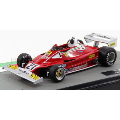 EDICOLA FERRARI F1  312T2 N 21 CANADA GP 1977 GILLES VILLENEUVE - RED 1/43