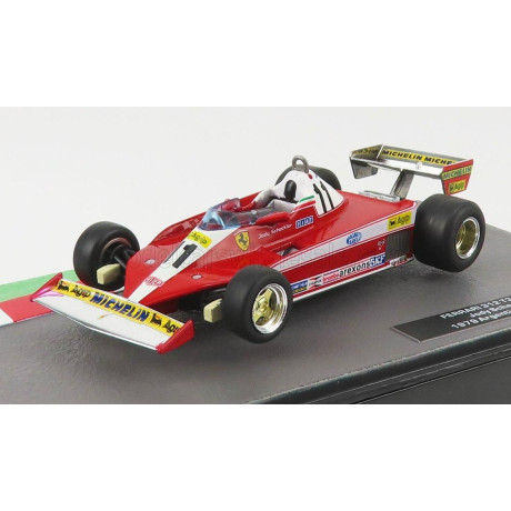 EDICOLA FERRARI F1  312T3 N 11 WORLD CHAMPION ARGENTINA GP 1979 JODY SCHECKTER - RED 1/43