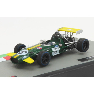 EDICOLA BRABHAM F1  BT26A N 6 SEASON 1969 JACKY ICKX - GREEN YELLOW 1/43