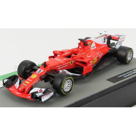 EDICOLA FERRARI F1  SF70H N 5 SEASON 2017 SEBASTIAN VETTEL - RED WHITE 1/43
