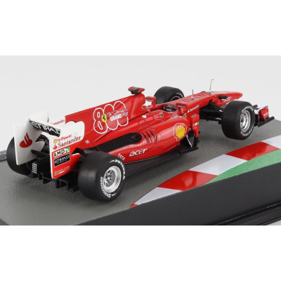 EDICOLA FERRARI F1  F10 N 7 TURKISH GP 2010 FELIPE MASSA - RED WHITE 1/43