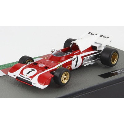 EDICOLA FERRARI F1  312B2 N 7 SEASON 1972 MARIO ANDRETTI - RED WHITE 1/43