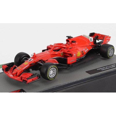EDICOLA FERRARI F1  SF71H N 5 SEASON 2018 SEBASTIAN VETTEL - RED 1/43