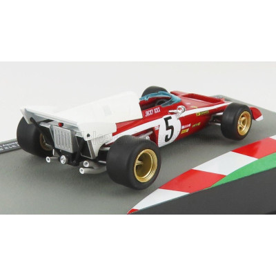 EDICOLA FERRARI F1  312B2 SCUDERIA FERRARI N 5 SEASON 1972 JACKY ICKX - RED WHITE 1/43