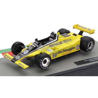EDICOLA WILLIAMS F1  FW07 FORD N 50 SEASON 1980 RUPERT KEEGAN - YELLOW BLACK 1/43