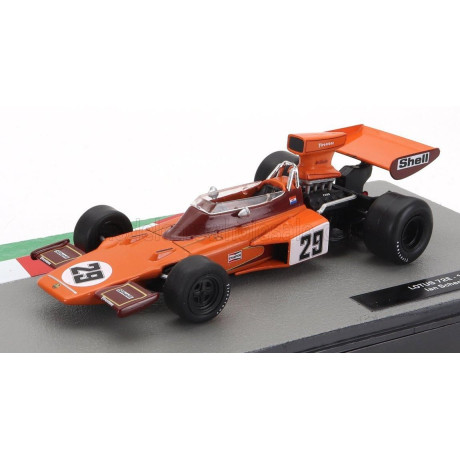 EDICOLA LOTUS F1  72E N 29 SEASON 1974 IAN SCHECKTER - ORANGE BORDEAUX 1/43