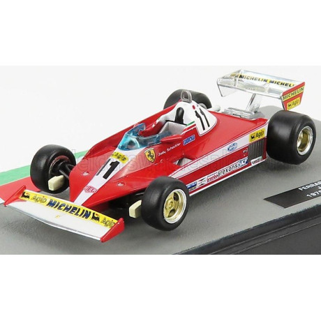 EDICOLA FERRARI F1  312T3 N 11 WORLD CHAMPION WINNER ARGENTINE GP 1979 JODY SCHECKTER - RED 1/43