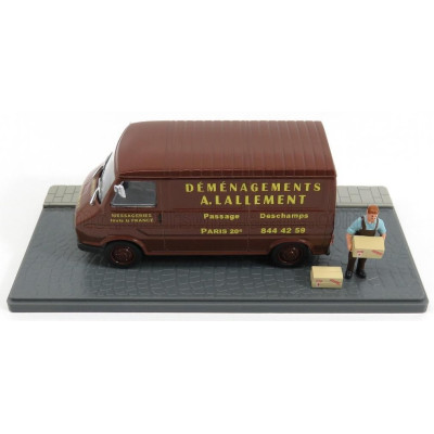 EDICOLA CITROEN C35 VAN - DEMENAGEUR - TRASLOCHI - MOVING - BROWN 1/43