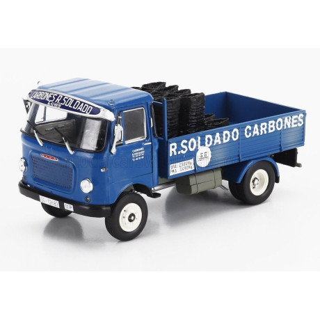 EDICOLA SAVA SH550 TRUCK R.SOLDADO CARBONES 2-ASSI 1970 - BLUE 1/43