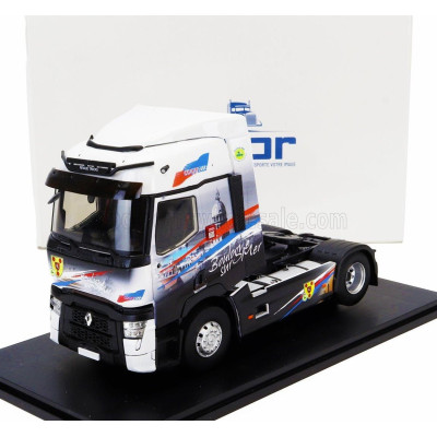 ELIGOR RENAULT T-LINE HIGH TRACTOR TRUCK BOULOGNE SUR MER 2-ASSI 2021 - BLACK WHITE 1/43