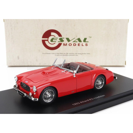 ESVAL MODEL ALLARD K3 ROADSTER OPEN 1953 - RED 1/43