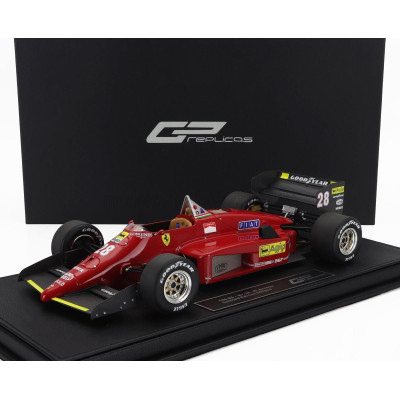 GP REPLICAS FERRARI F1  156/85 N 28 SEASON 1985 R.ARNOUX - RED 1/18