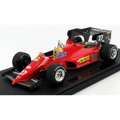 GP REPLICAS FERRARI F1 126C4 N 27 SEASON 1984 M.ALBORETO - RED 1/18