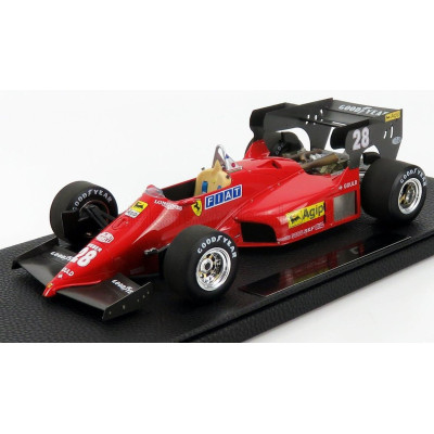 GP REPLICAS FERRARI F1 126C4 N 28 SEASON 1984 R.ARNOUX - RED 1/18