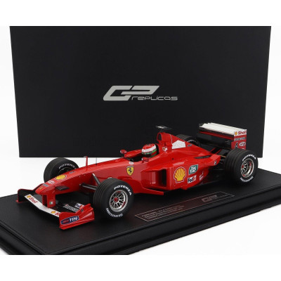 GP REPLICAS FERRARI F1 F399 SCUDERIA FERRARI N 4 2nd MONACO GP MONTECARLO (with pilot figure) 1999 EDDIE IRVINE - RED 1/18