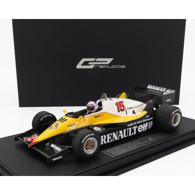 GP REPLICAS RENAULT F1 RE40 N 15 WINNER FRENCH GP PAUL RICHARD (POLE AND FASTEST LAP) (with pilot figure) 1983 ALAIN PROST - CON