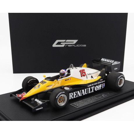 GP REPLICAS RENAULT F1 RE40 N 15 WINNER FRENCH GP PAUL RICHARD (POLE AND FASTEST LAP) (with pilot figure) 1983 ALAIN PROST - CON