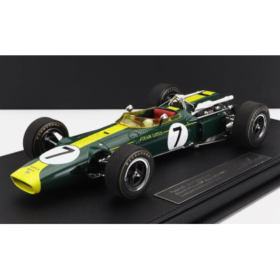 GP REPLICAS LOTUS F1  43 SCUDERIA LOTUS TEAM N 7 SOUTH AFRICA GP KYALAMI 1967 JIM CLARK - BRITISH RACING GREEN 1/18