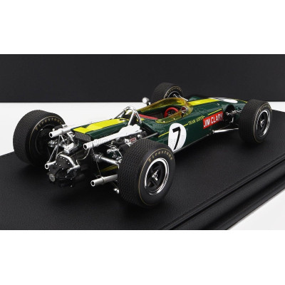 GP REPLICAS LOTUS F1  43 SCUDERIA LOTUS TEAM N 7 SOUTH AFRICA GP KYALAMI 1967 JIM CLARK - BRITISH RACING GREEN 1/18