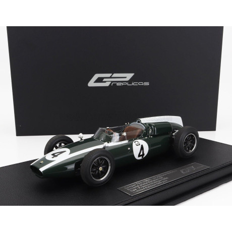 GP REPLICAS COOPER F1  T53 N 4 2nd BELGIUM SPA GP 1960 BRUCE McLAREN - GREEN 1/18