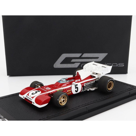 GP REPLICAS FERRARI F1  312B2 SCUDERIA FERRARI N 5 8th SOUTH AFRICA GP 1972 JACKY ICKX - RED WHITE 1/43
