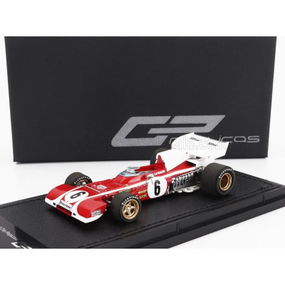 GP REPLICAS FERRARI F1  312B2 SCUDERIA FERRARI N 6 12th SOUTH AFRICA GP 1972 CLAY REGAZZONI - RED 1/43