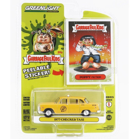 GREENLIGHT CHECKER TAXI CAB 1977 - YELLOW 1/64