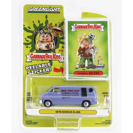 GREENLIGHT DODGE B-100 VAN GEE PEE KAY 1976 - GREY 1/64