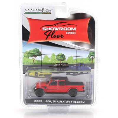 GREENLIGHT JEEP GLADIATOR FREEDOM PICK-UP 2023 - RED 1/64