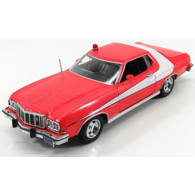 GREENLIGHT FORD USA GRAN TORINO COUPE 1976 STARSKY & HUTCH - RED 1/24