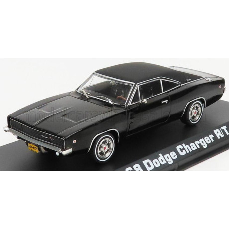 GREENLIGHT DODGE CHARGER R/T COUPE 1968 - JOHN WICK MOVIE 2014 - BLACK 1/43