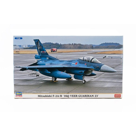 HASEGAWA MITSUBISHI F2A/B 3SQ VEER GUARDIAN MILITARY AIRPLANE 1995 1/72