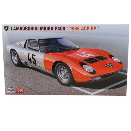 HASEGAWA LAMBORGHINI MIURA P400 N 45 ACP GP SEASON 1968 1/24