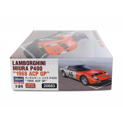 HASEGAWA LAMBORGHINI MIURA P400 N 45 ACP GP SEASON 1968 1/24