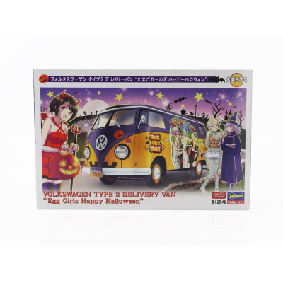 HASEGAWA VOLKSWAGEN T1 DELIVERY VAN EGG GIRLS HAPPY HALLOWEEN 1962 1/24