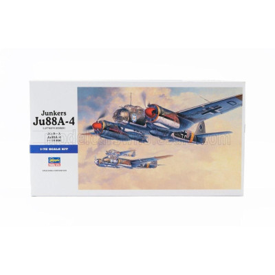 HASEGAWA JUNKERS JU-88A-4 MILITARY AIRPLANE 1942 1/72